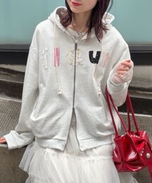 w closet | パッチワークパーカー(パーカー)