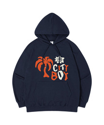 TOPBOY（トップボーイ）の「シティボーイ オーバーサイズ 起毛 プリンティング フードスウェットシャツ（パーカー）」