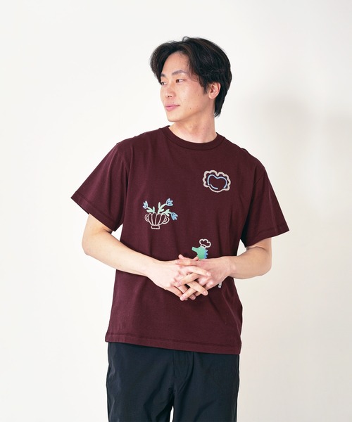 Common Noun(コモン ナウン)の「“SEA” Midori Nakajima 半袖T(Tシャツ/カットソー・レディース・ボルドー/ベージュ/ピンク/ホワイト・L/XL/M)」の4枚目の写真
