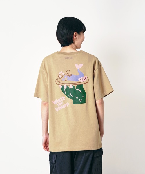 Common Noun(コモン ナウン)の「“SEA” Midori Nakajima 半袖T(Tシャツ/カットソー・レディース・ボルドー/ベージュ/ピンク/ホワイト・L/XL/M)」の8枚目の写真