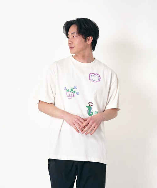 Common Noun(コモン ナウン)の「“SEA” Midori Nakajima 半袖T(Tシャツ/カットソー・レディース・ボルドー/ベージュ/ピンク/ホワイト・L/XL/M)」の6枚目の写真