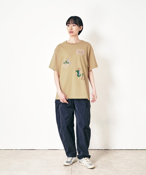 Common Noun(コモン ナウン)の「“SEA” Midori Nakajima 半袖T(Tシャツ/カットソー・レディース・ボルドー/ベージュ/ピンク/ホワイト・L/XL/M)」の21枚目の写真