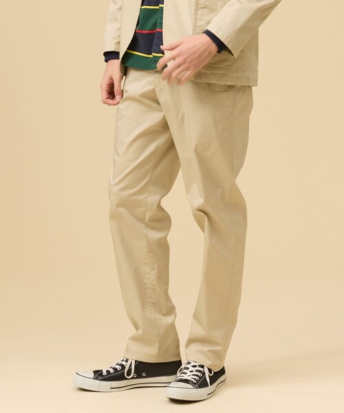 J.PRESS(ジェイプレス)の「【セットアップ対応】グリストーンツイル スリムテーパード パンツ(その他パンツ・メンズ・ベージュ系/ネイビー系/カーキ系・78/74/94/90/86/82)」の1枚目の写真