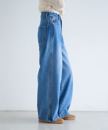 meilmada | サイドラインストレートデニムパンツ(デニムパンツ)