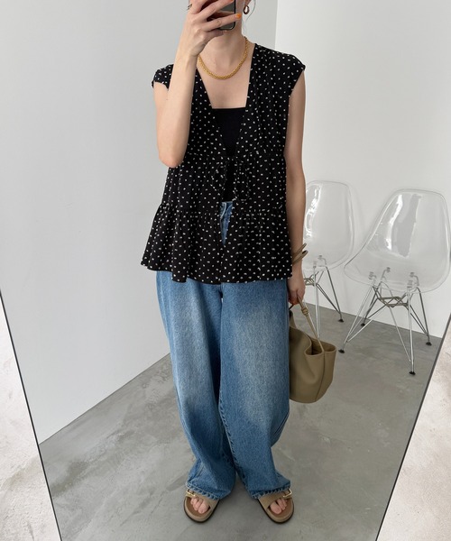 model：H166　着用サイズ：M