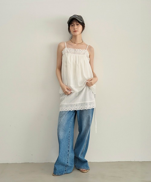 model：H166　着用サイズ：M