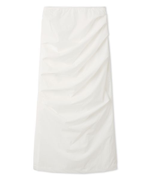 emmi（エミ）の「サイドタックナロースカート/撥水【セットアップ対応】（スカート・レディース・ブラック/チェック/ホワイト・1/0）」の5枚目の写真