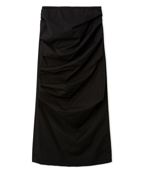 emmi（エミ）の「サイドタックナロースカート/撥水【セットアップ対応】（スカート・レディース・ブラック/チェック/ホワイト・1/0）」の6枚目の写真