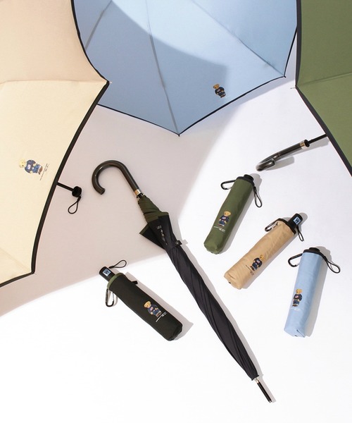 POLO RALPH LAUREN（ポロ ラルフ ローレン）の「【WEB限定】長傘 雨傘 フラッグベア リフレクターロゴ ユニセックス（長傘・メンズ・ブラック/オリーブ/サックスブルー/ベージュ/ダークブルー・FREE）」の7枚目の写真