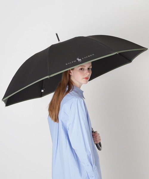 POLO RALPH LAUREN（ポロ ラルフ ローレン）の「【WEB限定】長傘 雨傘 フラッグベア リフレクターロゴ ユニセックス（長傘・メンズ・ブラック/オリーブ/サックスブルー/ベージュ/ダークブルー・FREE）」の11枚目の写真