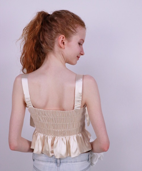 mieya mieya（ミーヤミーヤ）の「【mieya mieya】WHIP BUSTIER/ホイップビスチェ（その他トップス・レディース・アイボリー/ラベンダー・FREE）」の19枚目の写真