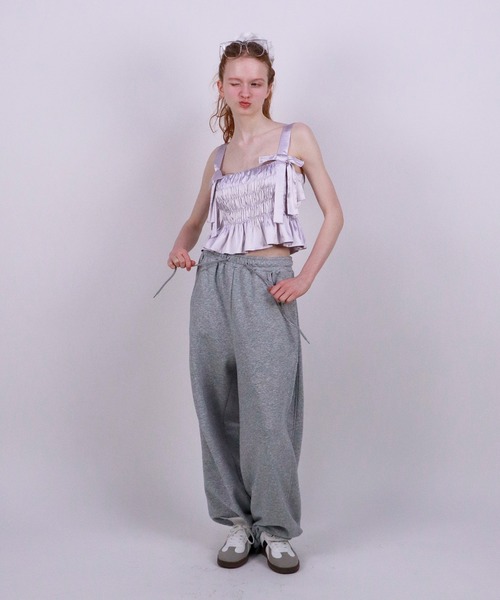 mieya mieya（ミーヤミーヤ）の「【mieya mieya】WHIP BUSTIER/ホイップビスチェ（その他トップス・レディース・アイボリー/ラベンダー・FREE）」の9枚目の写真