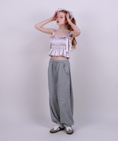 mieya mieya（ミーヤミーヤ）の「【mieya mieya】WHIP BUSTIER/ホイップビスチェ（その他トップス・レディース・アイボリー/ラベンダー・FREE）」の11枚目の写真