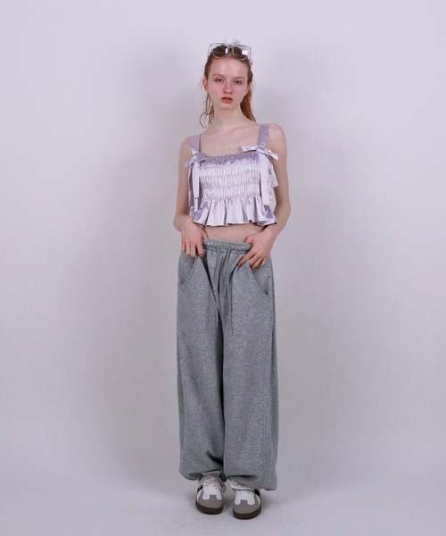 mieya mieya（ミーヤミーヤ）の「【mieya mieya】WHIP BUSTIER/ホイップビスチェ（その他トップス・レディース・アイボリー/ラベンダー・FREE）」の12枚目の写真