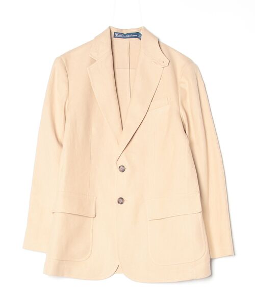 POLO RALPH LAUREN（ポロ ラルフ ローレン）の「シングルブレステッド ヘンプ ブレザー（テーラードジャケット・レディース・ブラウン・4/0/2）」の4枚目の写真