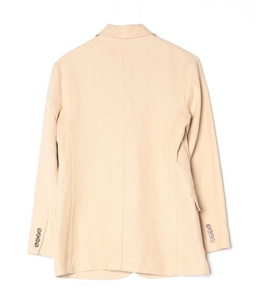 POLO RALPH LAUREN（ポロ ラルフ ローレン）の「シングルブレステッド ヘンプ ブレザー（テーラードジャケット・レディース・ブラウン・4/0/2）」の3枚目の写真