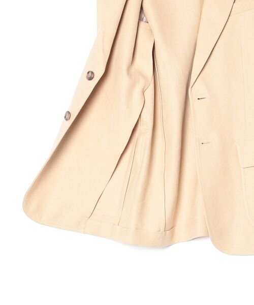 POLO RALPH LAUREN（ポロ ラルフ ローレン）の「シングルブレステッド ヘンプ ブレザー（テーラードジャケット・レディース・ブラウン・4/0/2）」の2枚目の写真