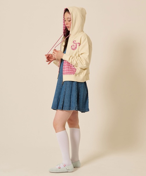 TINA:JOJUN(ティーナジョジュン)の「フラワー ニット バレエシューズ TINA:JOJUN(バレエシューズ・レディース・サックスブルー/ブラウン・L/M/S)」の8枚目の写真