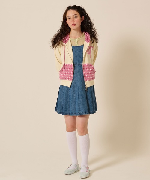 TINA:JOJUN(ティーナジョジュン)の「フラワー ニット バレエシューズ TINA:JOJUN(バレエシューズ・レディース・サックスブルー/ブラウン・L/M/S)」の9枚目の写真