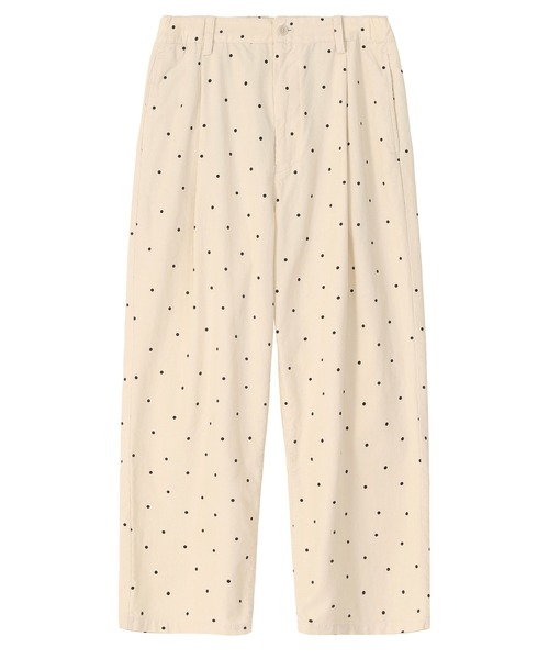 Plantation(プランテーション)の「ドットコーデュロイ / パンツ / S(その他パンツ・レディース・グレー/オフホワイト・M size)」の1枚目の写真