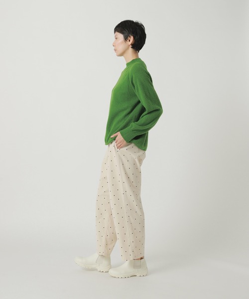 Plantation(プランテーション)の「ドットコーデュロイ / パンツ / S(その他パンツ・レディース・グレー/オフホワイト・M size)」の6枚目の写真