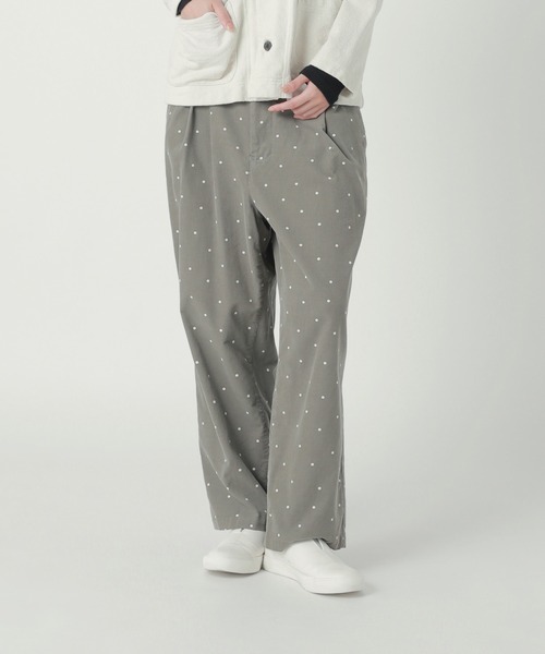 Plantation(プランテーション)の「ドットコーデュロイ / パンツ / S(その他パンツ・レディース・グレー/オフホワイト・M size)」の3枚目の写真