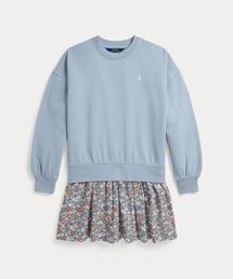 POLO RALPH LAUREN CHILDRENSWEAR（ポロ ラルフ ローレン チルドレンズウェア）の「フローラルスカート フレンチ テリー ドレス（ワンピース）」