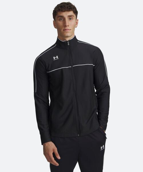 UNDER ARMOUR(アンダーアーマー)の「UAチャレンジャー トラックジャケット(トレーニング/メンズ)(ジャージ・メンズ・ブラック・XL/S/2XL/3XL/L/M)」の1枚目の写真