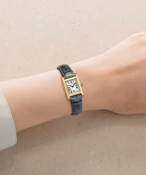 Kii（キー）の「kii: キー 光発電エコ・ドライブ Classic Square EG2797-13A/EG2799-18W（アナログ腕時計・レディース・イエローゴールド/ゴールド・FREE）」の9枚目の写真