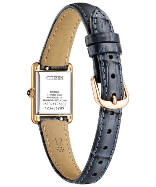 Kii（キー）の「kii: キー 光発電エコ・ドライブ Classic Square EG2797-13A/EG2799-18W（アナログ腕時計・レディース・イエローゴールド/ゴールド・FREE）」の12枚目の写真