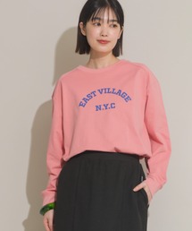 OMNES | ロゴプリント長袖Tシャツ EASTVILLAGE(Tシャツ/カットソー)