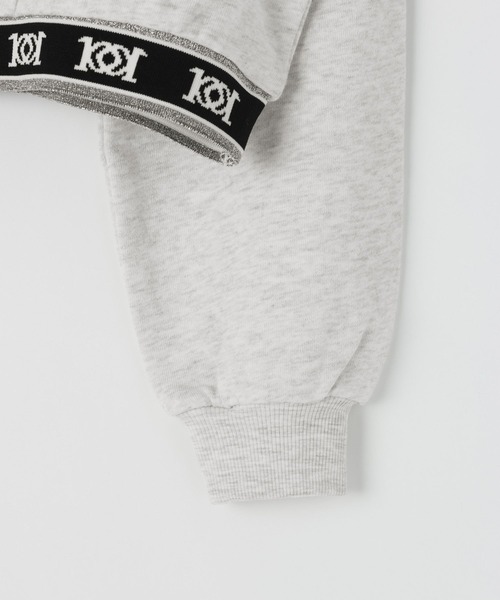 10C REPIPI(ジューシーレピピ)の「【10C REPIPI】HEMロゴオフショルスウェット(スウェット・キッズ・ブラック/サックスブルー/グレー・130cm/140cm/110cm/120cm)」の20枚目の写真