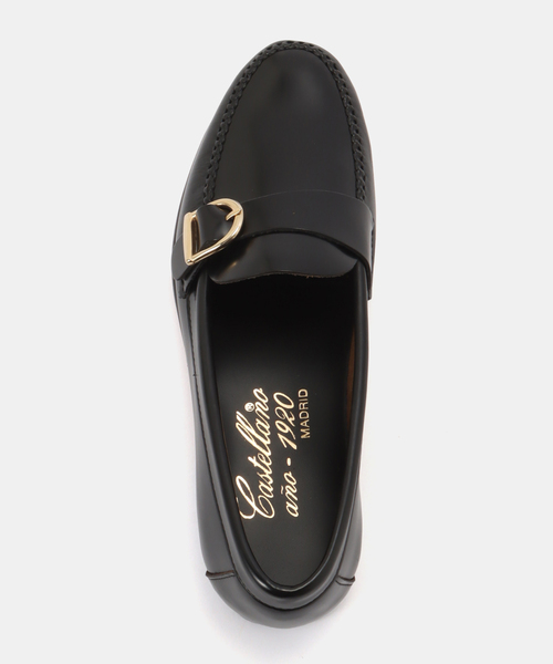 IENA(イエナ)の「CASTELLANO/カステラーノ buckle loafers ローファー AT09 ANTIK(ローファー・レディース・ブラック・39/38/37)」の6枚目の写真