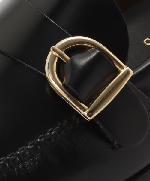 IENA(イエナ)の「CASTELLANO/カステラーノ buckle loafers ローファー AT09 ANTIK(ローファー・レディース・ブラック・39/38/37)」の2枚目の写真