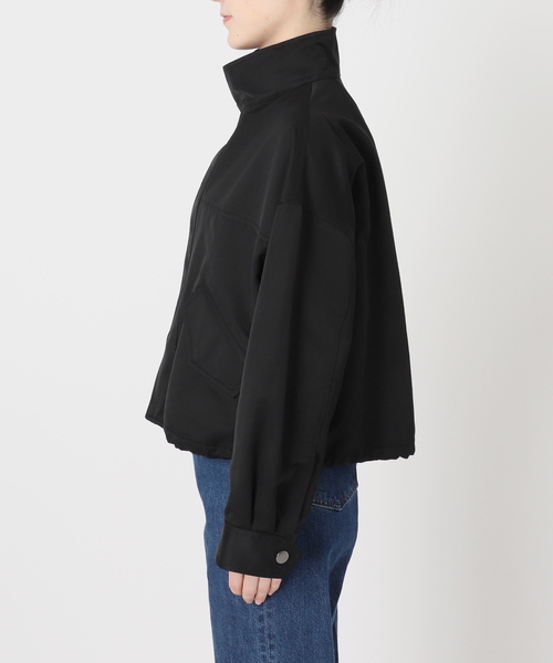 B.C STOCK（ベーセーストック）の「スタンドショートブルゾン（ブルゾン・レディース・ベージュ/ブラック・FREE）」の19枚目の写真