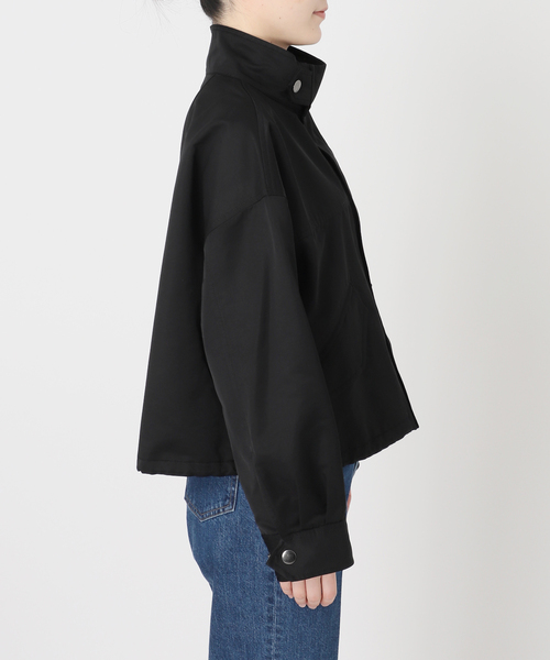 B.C STOCK（ベーセーストック）の「スタンドショートブルゾン（ブルゾン・レディース・ベージュ/ブラック・FREE）」の21枚目の写真