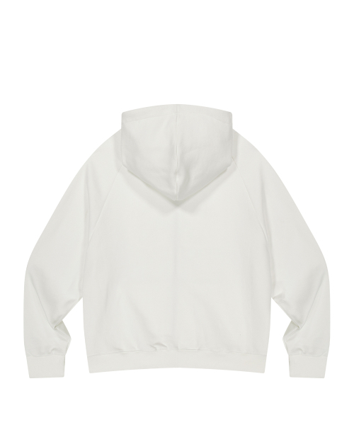 ILLIGO（イリゴ）の「129 ロゴパッチフードジップアップホワイト（パーカー・レディース・その他・SMALL/MEDIUM/LARGE）」の8枚目の写真