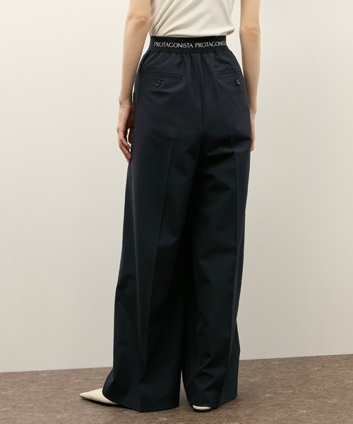 ADAM ET ROPE'（アダムエロペ）の「【PROTAGONISTA for ADAM ET ROPE'】別注2wayストレッチ Washable Pants（スラックス・レディース・ネイビー/グレー・1/0）」の10枚目の写真