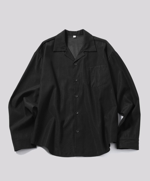 TOBEE(トゥビー)の「【TOBEE】ルーズフィット オープンカラーシャツ(シャツ/ブラウス・メンズ・ブラック/ホワイト・XX-LARGE/X-LARGE/LARGE/MEDIUM)」の20枚目の写真