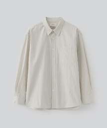 FABREGAT（ファブレガ）の「ヌエラストライプシャツ（ライトベージュ）（シャツ/ブラウス）」