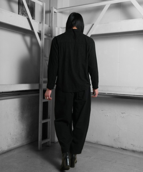 Ruze(ルゼ)の「Dry touch curve cut easy wide pants/ドライタッチ カーブカット イージーワイドパンツ(その他パンツ・メンズ・ブラック・FREE)」の7枚目の写真