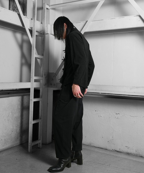 Ruze(ルゼ)の「Dry touch curve cut easy wide pants/ドライタッチ カーブカット イージーワイドパンツ(その他パンツ・メンズ・ブラック・FREE)」の6枚目の写真