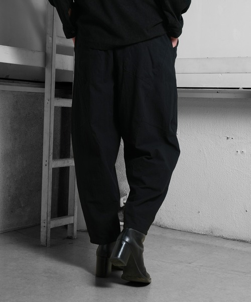 Ruze(ルゼ)の「Dry touch curve cut easy wide pants/ドライタッチ カーブカット イージーワイドパンツ(その他パンツ・メンズ・ブラック・FREE)」の3枚目の写真