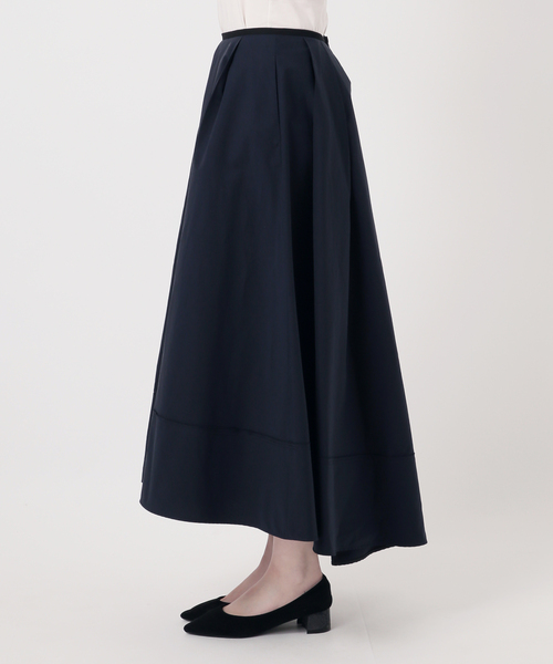 VERMEIL par iena（ヴェルメイユパーイエナ）の「Typewriter タックスカート（スカート・レディース・ライトイエロー/ネイビー・38/36）」の22枚目の写真