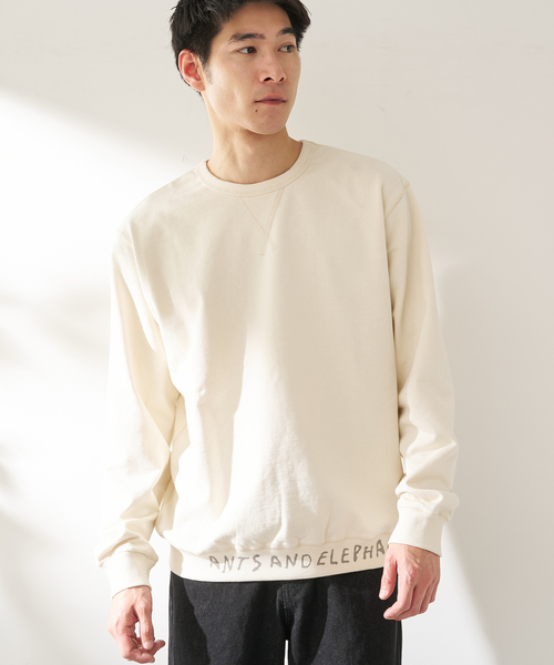 B.C STOCK（ベーセーストック）の「ANTS & ELEPHANTS / アンツアンドエレファンツ ヴィンテージ プルオーバー（Tシャツ/カットソー・メンズ・アイボリー/ブラック/ブルー系その他・LARGE/MEDIUM）」の21枚目の写真