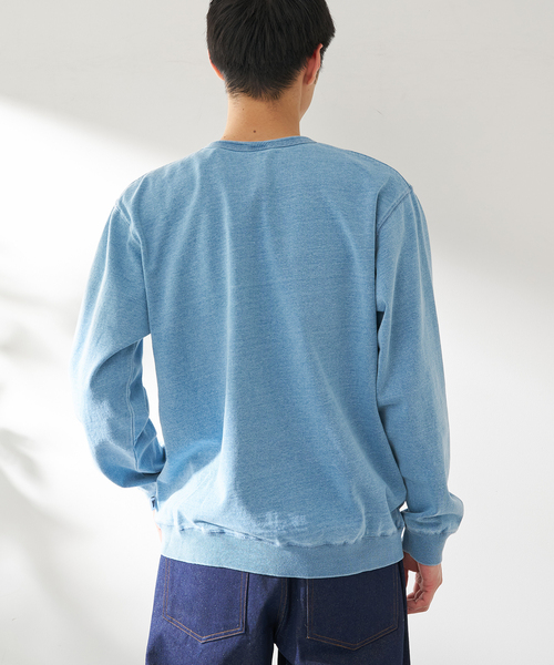 B.C STOCK（ベーセーストック）の「ANTS & ELEPHANTS / アンツアンドエレファンツ ヴィンテージ プルオーバー（Tシャツ/カットソー・メンズ・アイボリー/ブラック/ブルー系その他・LARGE/MEDIUM）」の6枚目の写真