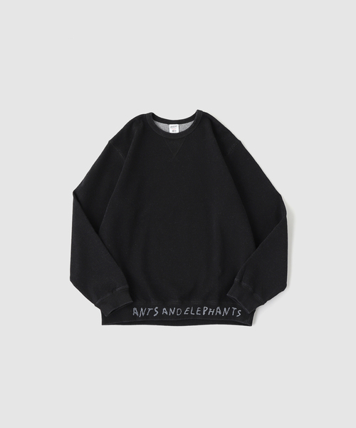 B.C STOCK（ベーセーストック）の「ANTS & ELEPHANTS / アンツアンドエレファンツ ヴィンテージ プルオーバー（Tシャツ/カットソー・メンズ・アイボリー/ブラック/ブルー系その他・LARGE/MEDIUM）」の7枚目の写真