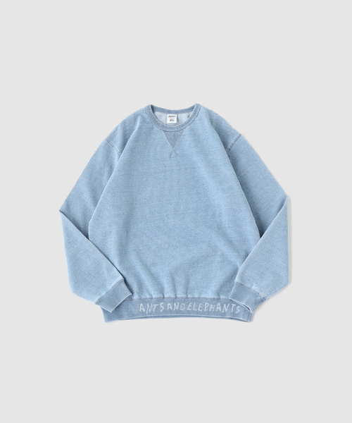 B.C STOCK（ベーセーストック）の「ANTS & ELEPHANTS / アンツアンドエレファンツ ヴィンテージ プルオーバー（Tシャツ/カットソー・メンズ・アイボリー/ブラック/ブルー系その他・LARGE/MEDIUM）」の9枚目の写真