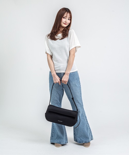 ADD CULUMN(アドカラム)の「【ADD CULUMN/アドカラム】メッシュショルダーバッグ ROLLA OBLONG M MESH(ショルダーバッグ・レディース・ブラック/カーキ・FREE)」の19枚目の写真