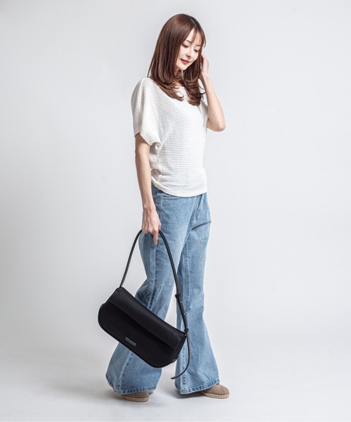 ADD CULUMN(アドカラム)の「【ADD CULUMN/アドカラム】メッシュショルダーバッグ ROLLA OBLONG M MESH(ショルダーバッグ・レディース・ブラック/カーキ・FREE)」の20枚目の写真
